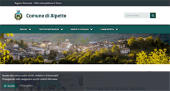 Desktop Screenshot of comune.alpette.to.it